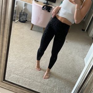 Vitality black panther high waisted leggings